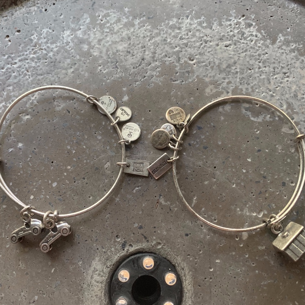 2 Alex and Ani Monopoly bracelets